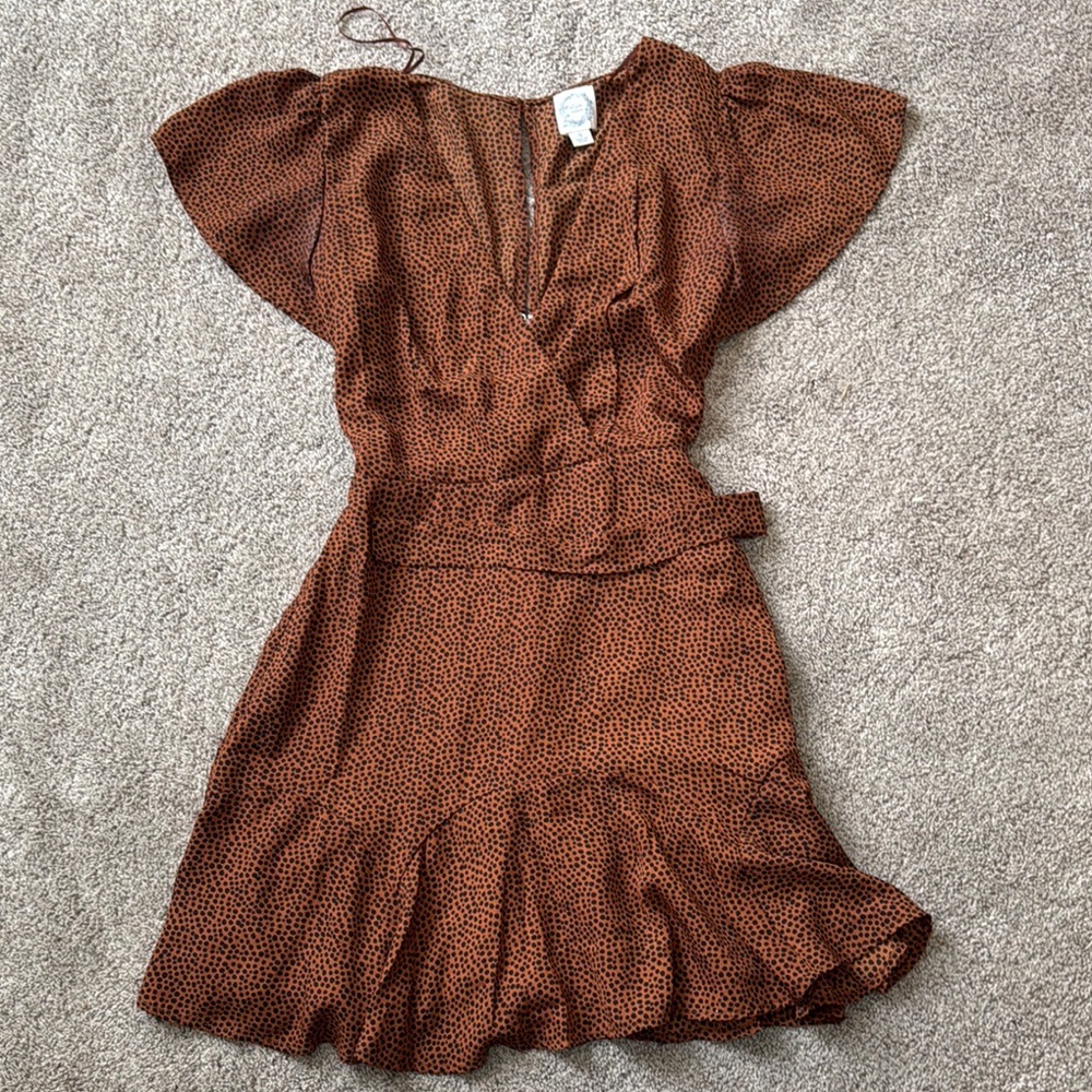 Elegant Brown Dress